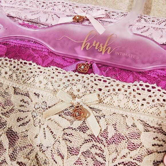 Hush Intimates Lace Thong Panty Set #C - Picture 2 of 6